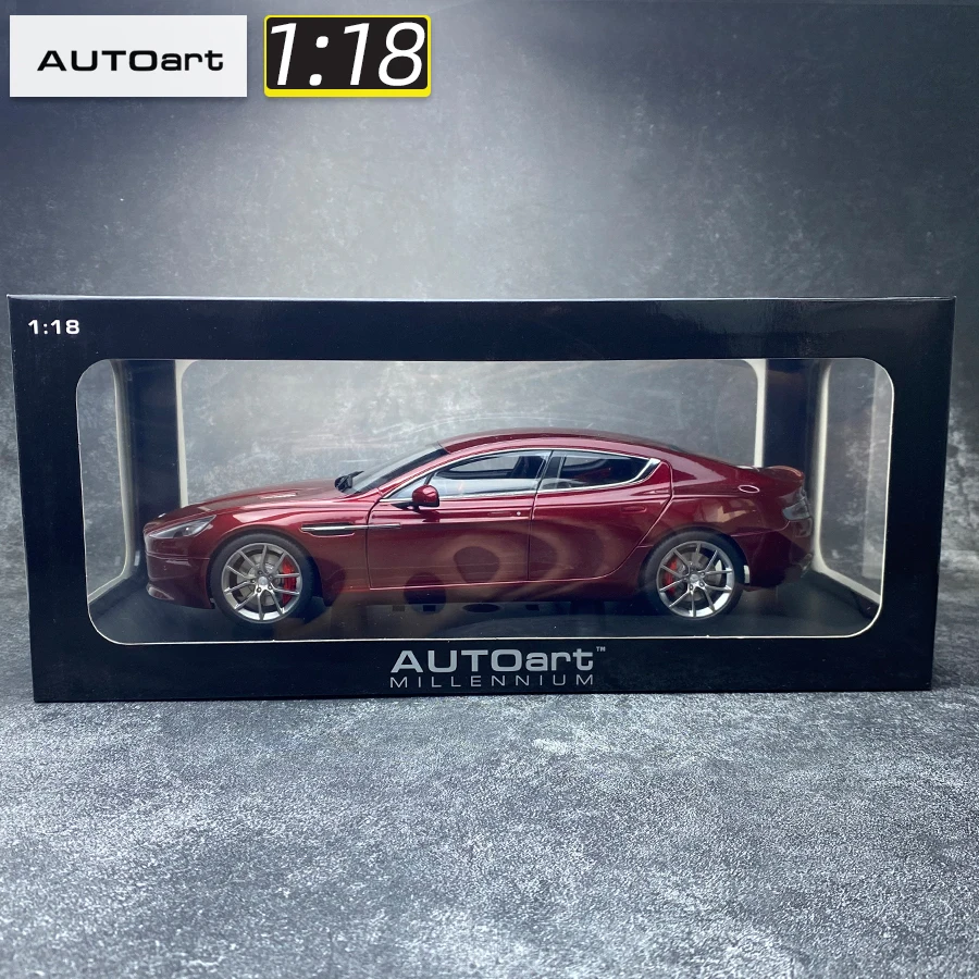 Autoart 1/18 scale Aston Martin RAPIDE S 2015 Sports car Metal static decoration Festive gift collection for friends