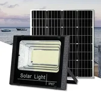 50w 100w 200w 300w 500w Solar Flood Lights LED Solar Powered Spotlight Outdoor Waterproof Reflector Solar with Remote Control