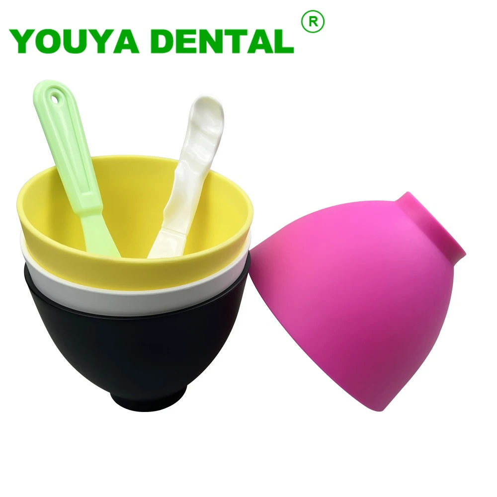 Dental Rubber Mixing Bowl Alginate Plaster Material Dental Mixing Tools Flexible Rubber Gypsum Bowl Dentistry Lab Products New