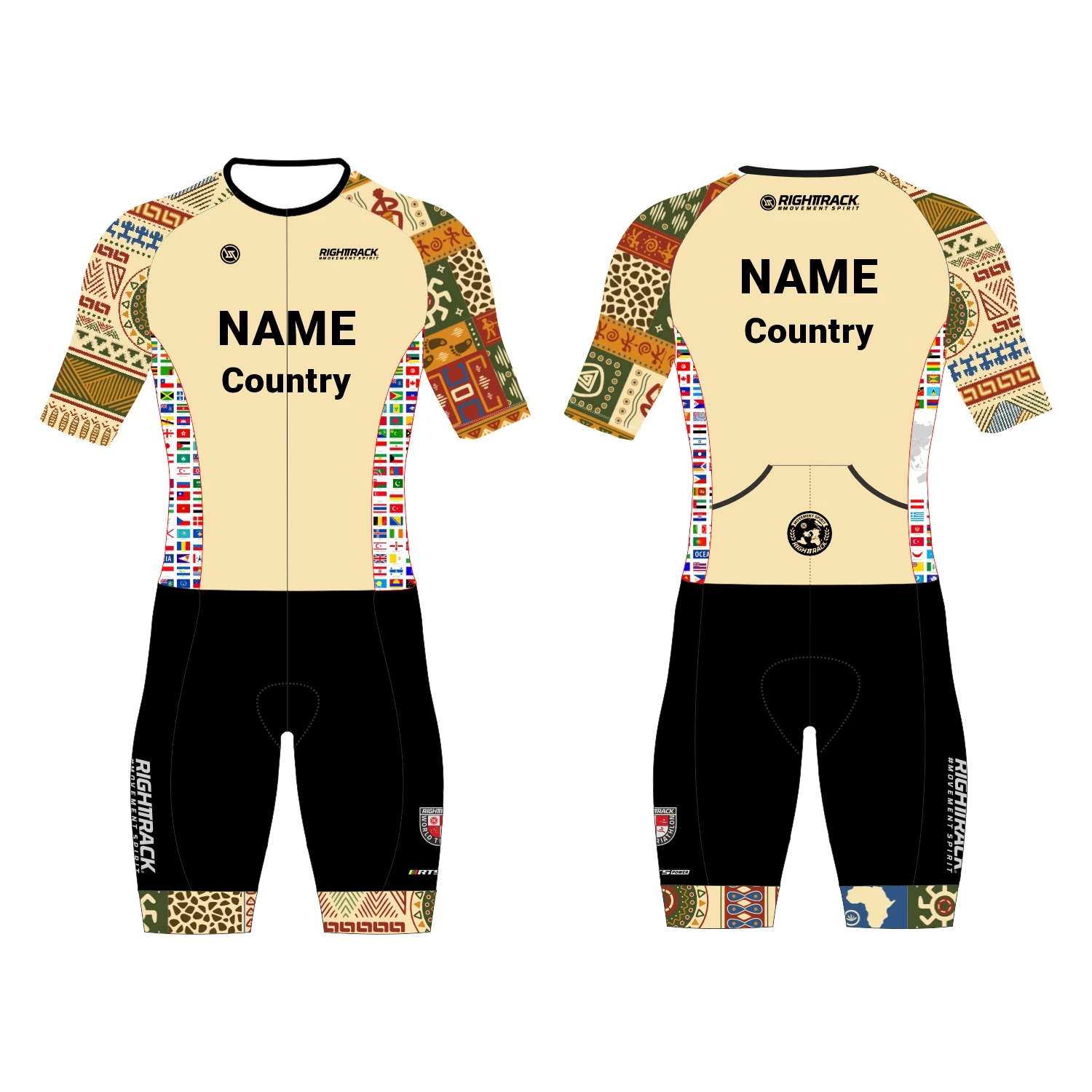Print On Demand Custom Trisuit Triathlon Schaatspak Kleding Jumpsuit Zwemmen Fietsen Hardlopen Wetsuit RT Competitiekleding