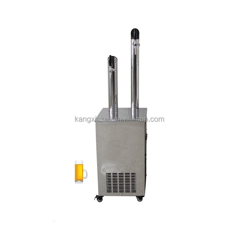

With Cooler Beer Dispenser Stainless Steel Big Capacity Draft Beer Dispenser Cooler Machine