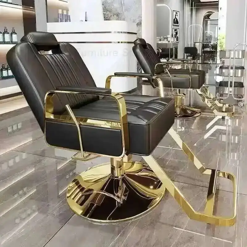 

Chairs Salon Barber Hairdressing Rotating Beauty Hairdresser Chairs Stools Height Adjustable Silla De Barbero Hairstyle Hair