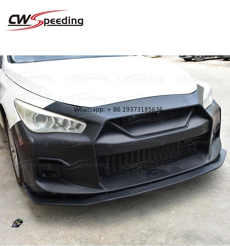 

GTR L STYLE FIBER GLASS FRONT BUMPER for INFINITI Q50