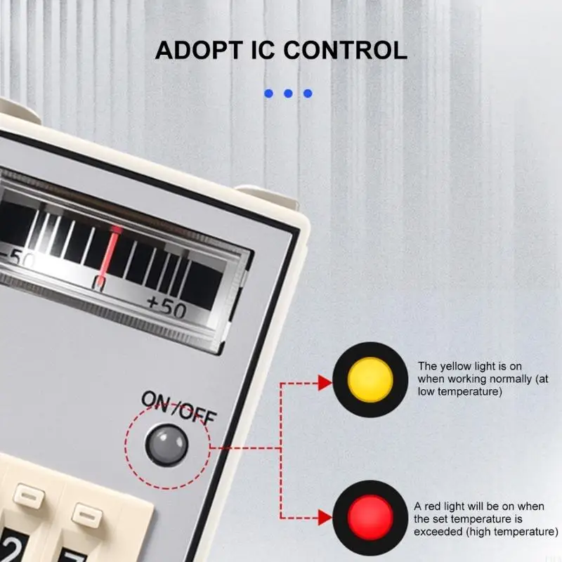 High Accuracy Digital Display Temperature Controller with K Type Sensors & Relays Output for Injection Molding Machines