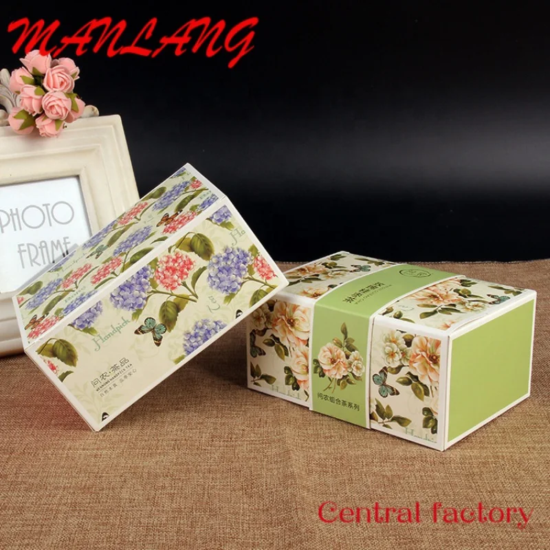 Custom  Custom Folding Tea Bags Paper Dried Fruit White Boxes For Food Dry Fruit Packaging