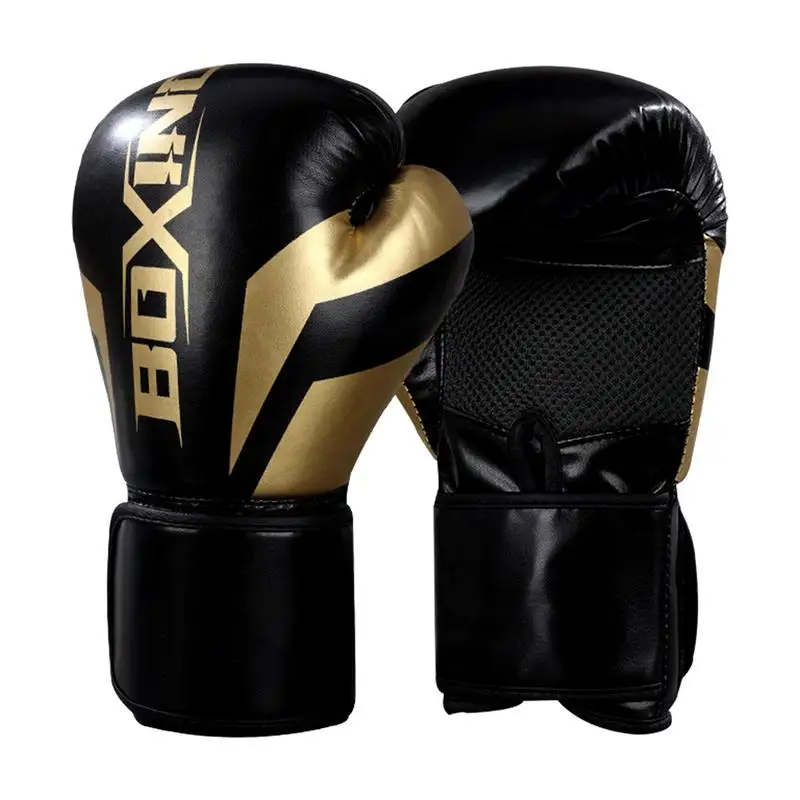 1 Pair Pro Boxing Gloves For Women Men Sanda Training Sandbags Muay Thai Combat Fight Adults Kickboxing Gloves