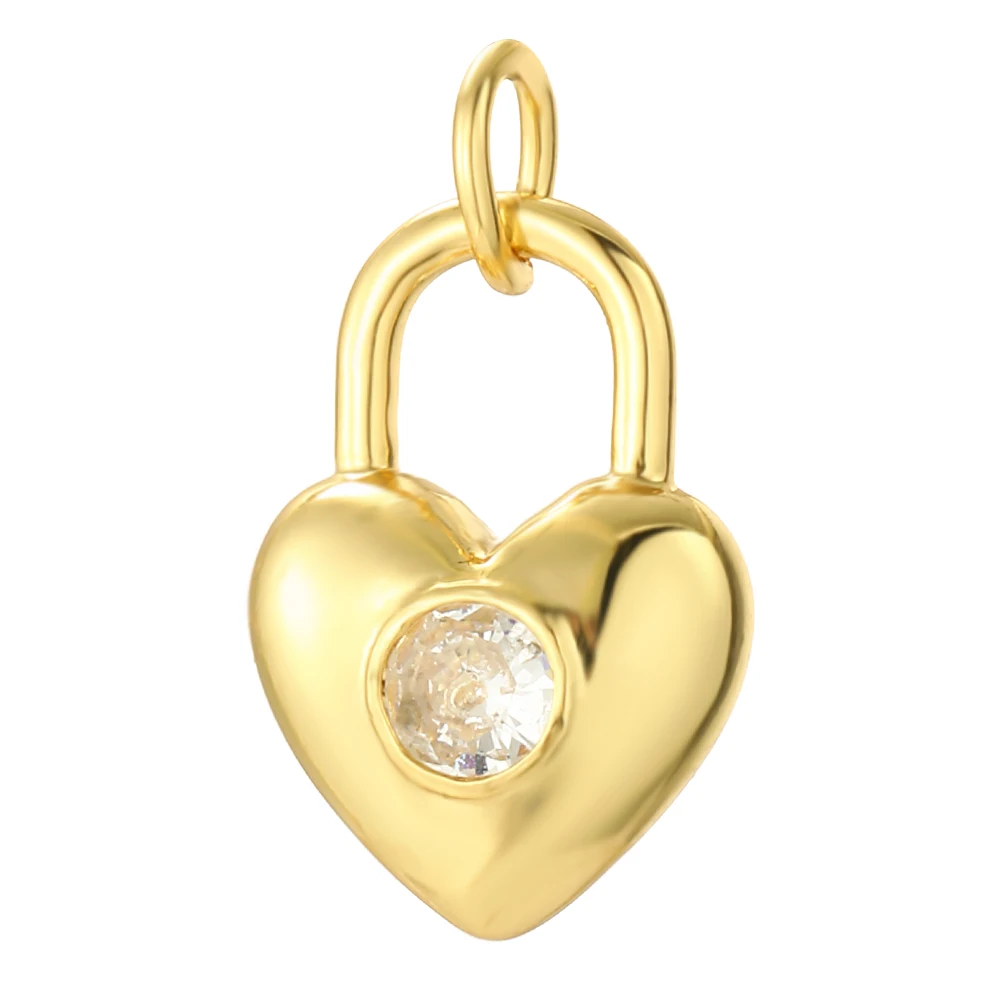 Heart Key Lock Charms for DIY Jewellery Making