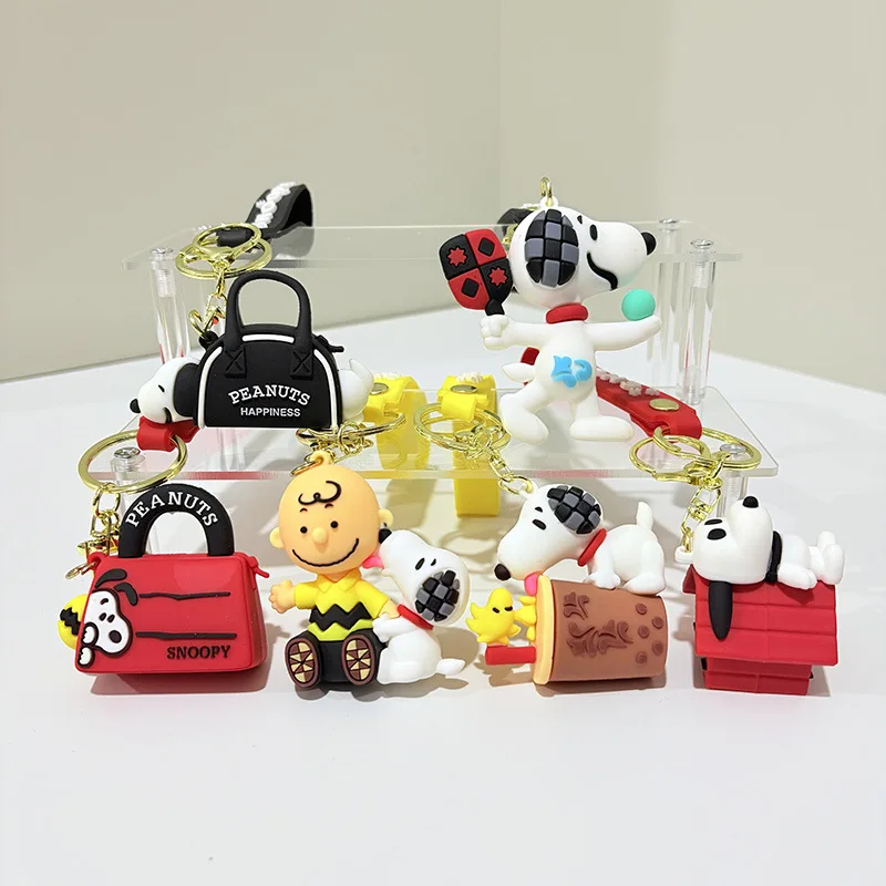 

Space Snoopy Dog Keychain, Cartoon Cute Car Keychain, Girls' Mood Bag Lanyard, Couple Bag Charm