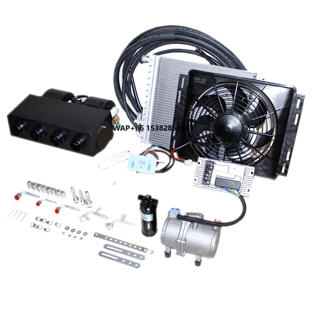 

Okyrie 12V/24V DC Variable Frequency Electric Hidden Car Air Conditioner Auto Parking Conditioner for RV Truck Use