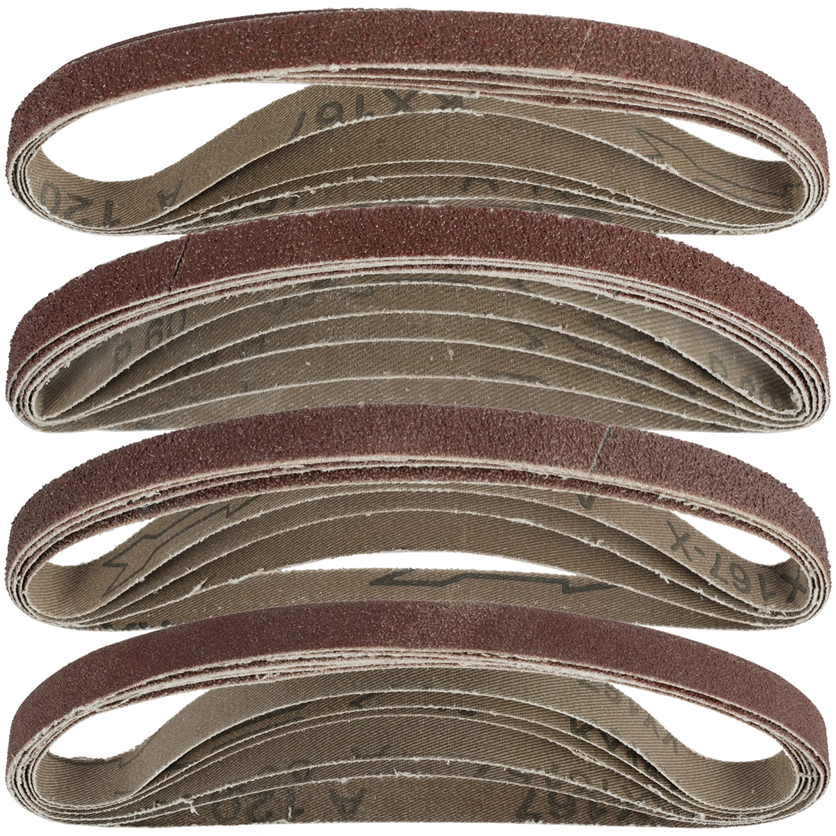 

20 шт. 13x457 мм шлифовальные ленты из оксида алюминия 60/80/120/240 зернистость шлифовальная машина абразивная лента для шлифования дерева, металла, пластика