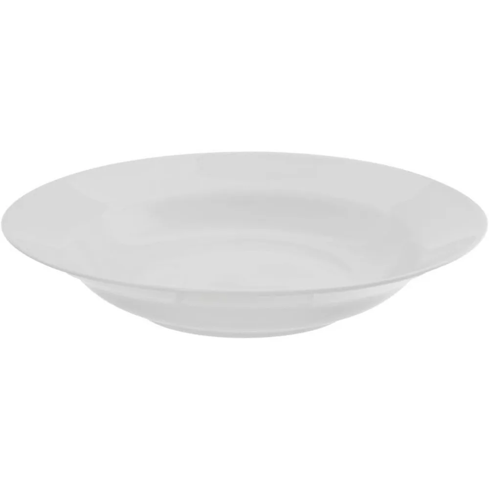 

Royal White 9.25-Inch Rim Soup Bowls, Set of 6, White