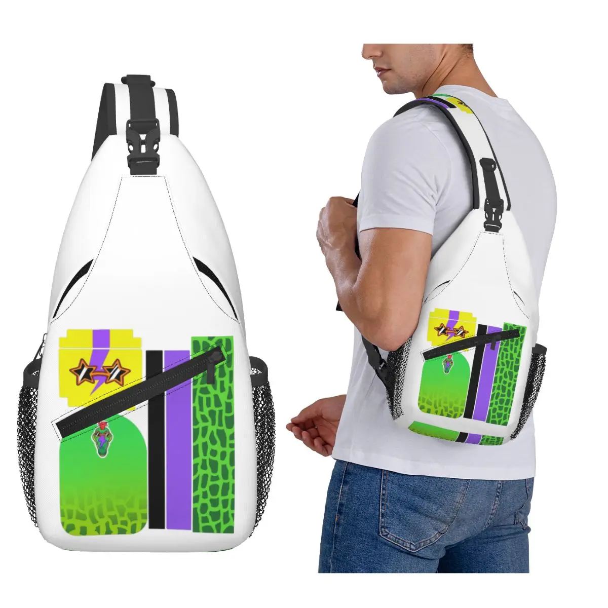 

Montgomery Gator Fazbear Entertainment Chest Bag Men Sling Crossbody Backpack Chest Bag Traveling Hiking Daypack Shoulder Bag