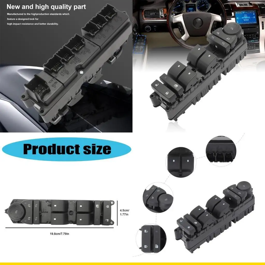 

SZCH 20835555 20790061 20877337 25783953 20835553AC Driver Side Power Window Switch Control Replacement Accessories