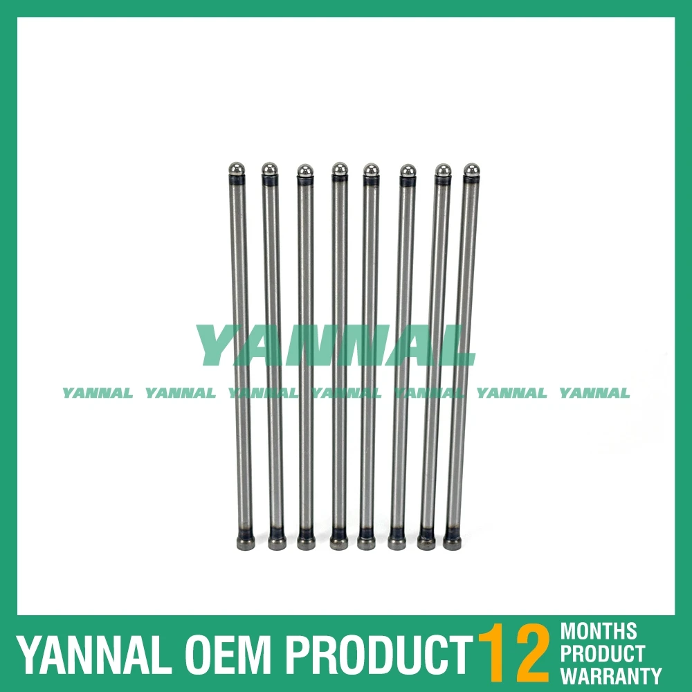 8PCS WG1005 Push Rod For Kubota Excavator Engine Parts