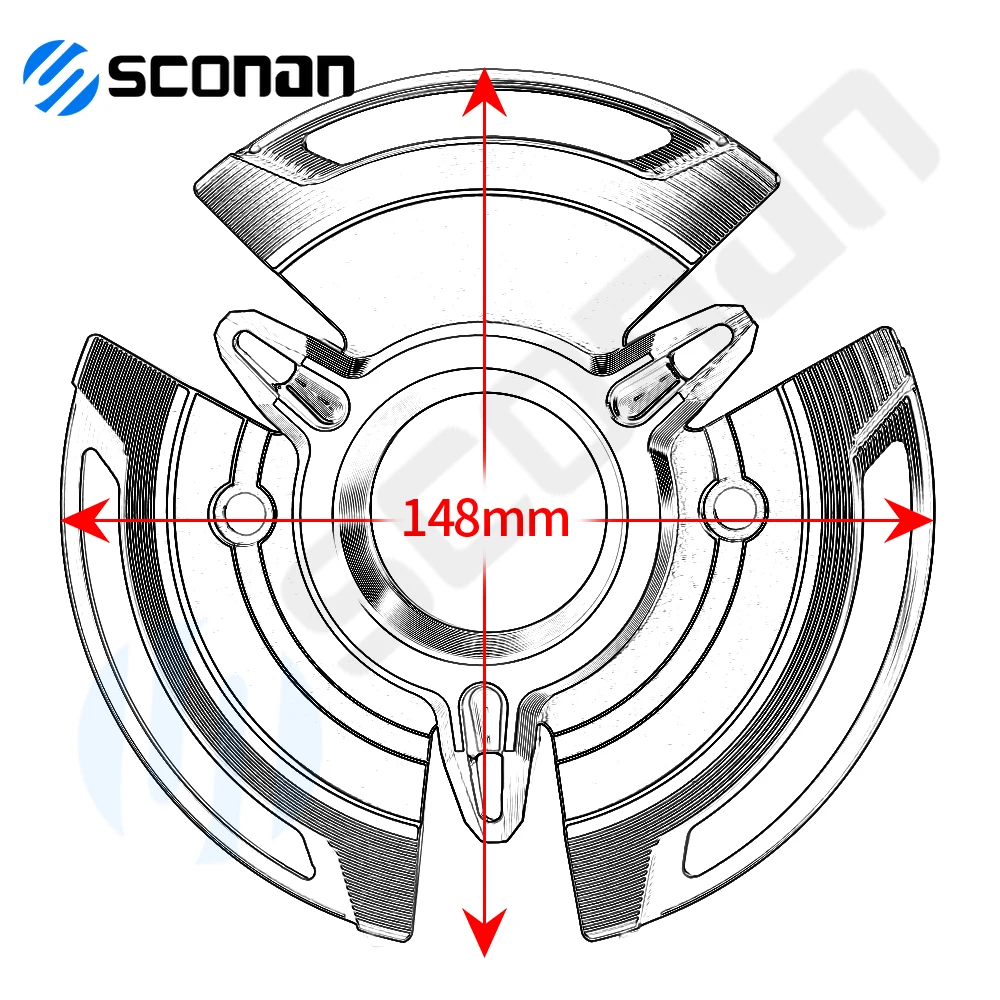 Per Yamaha T-MAX560 TMAX560 TMAX TECHMAX 2020 2021 2022 accessori moto coperchio motore protezione caduta cursore motore