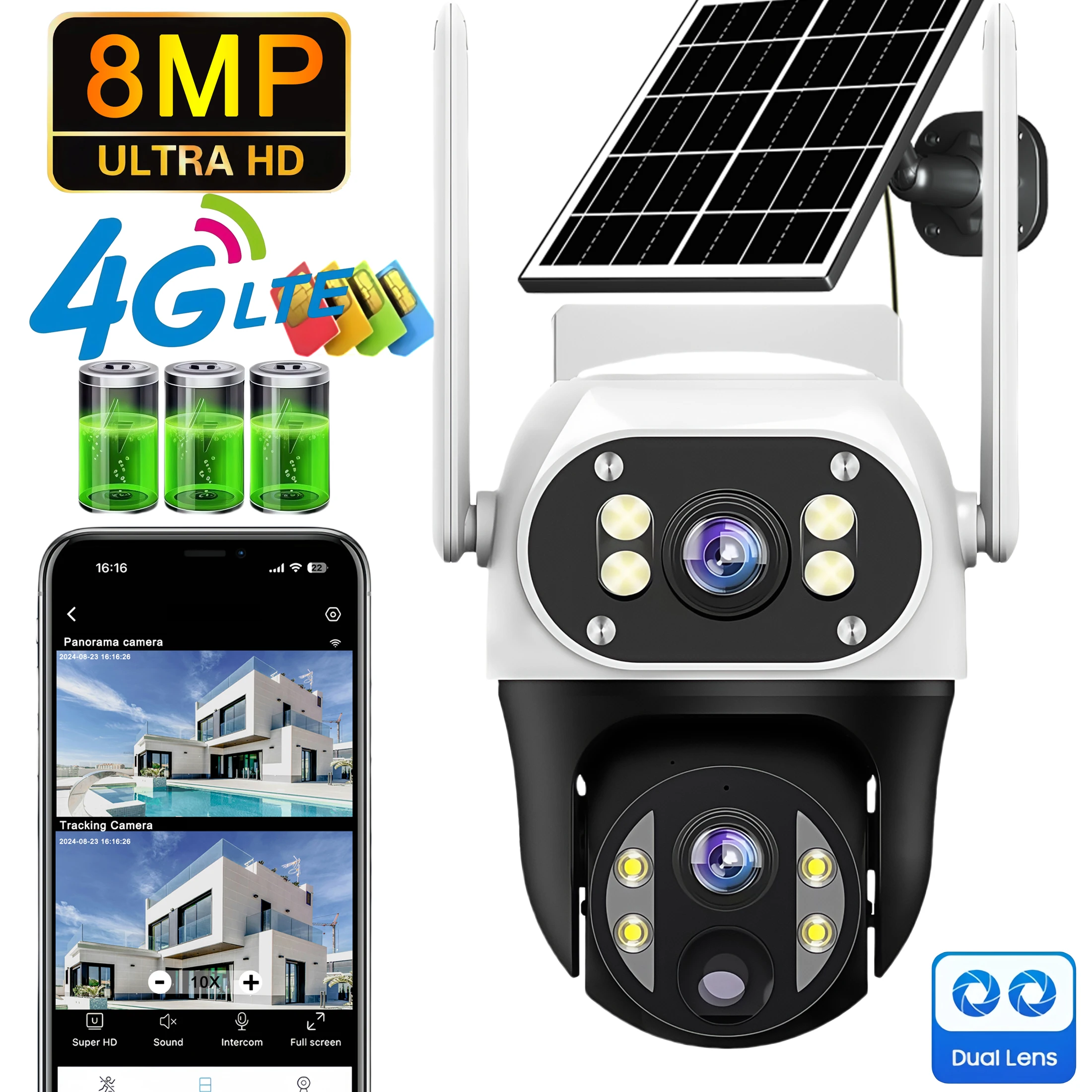 V380 8MP Dual Lens … - image