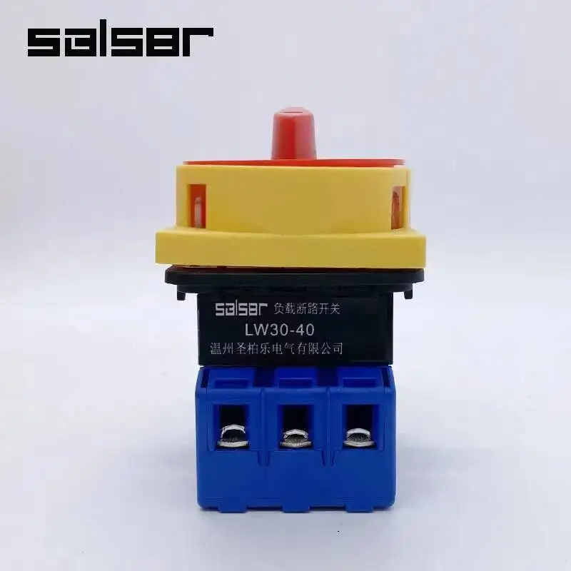 LW30 3P 690V 25/32/40/63/80/100A Isolator Switch Padlock Disconnect Selector With ON-OFF Panel Power Control