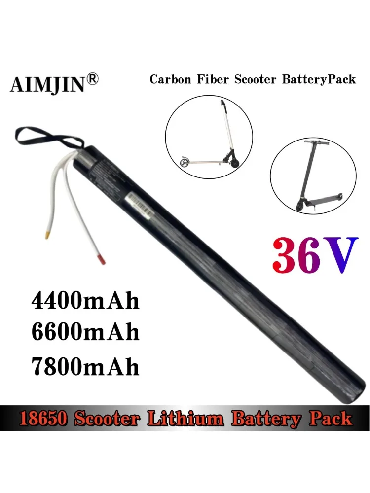 

New 36V 4400/6600/7800mAH Lithium Battery Pack Carbon Fiber Scooter Electric Scooter Battery Pack ,Carbon Fiber Battery