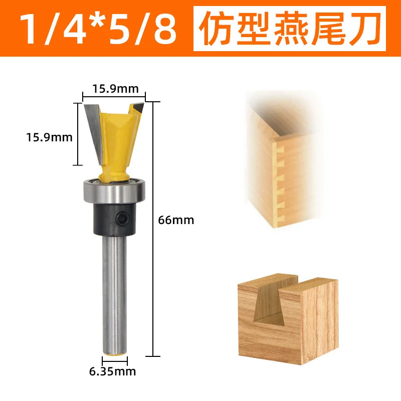 Manufacturer's Inch Dovetail Slotting Milling Cutter Woodworking Milling Cutter Trimming Machine Cutter Head Engraving Machine T