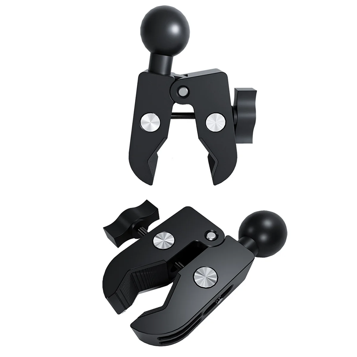 Ball Head Vigorous Clamp, Ciclismo Bracket, Braçadeiras de motocicleta, Action Camera