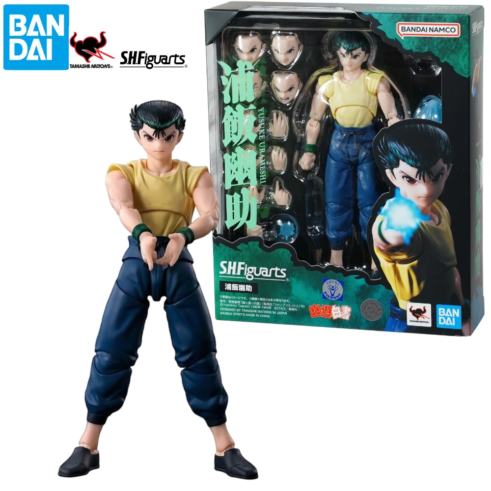 In Stock Bandai S.H.Figuarts Shf Yusuke Urameshi YuYu Hakusho Action Figure Toy Model Gift