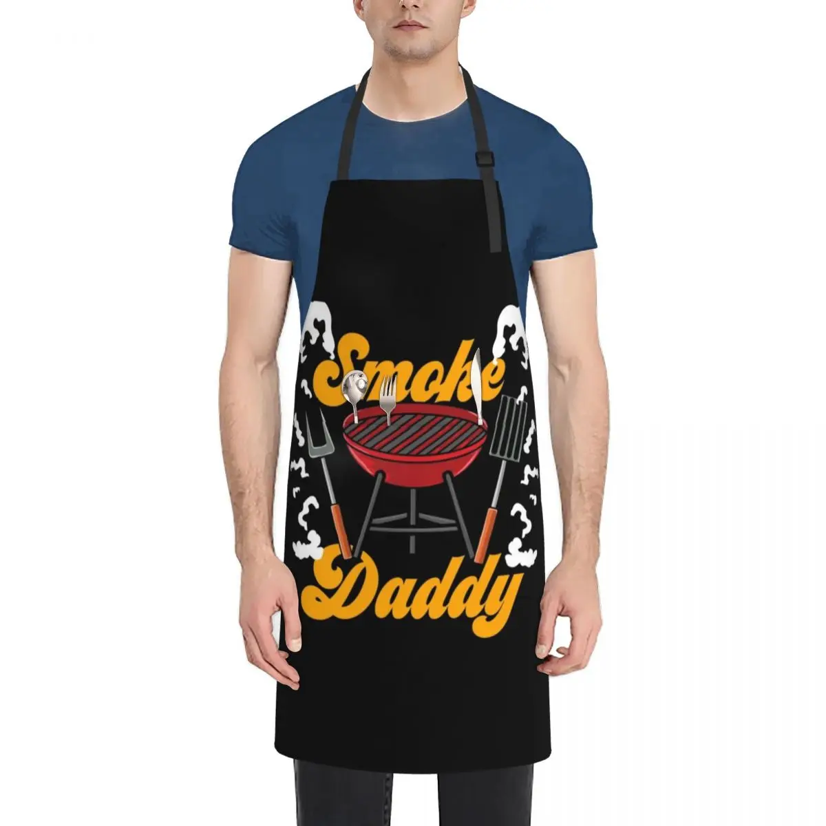 BBQ: Smoke Daddy, Grilling, Grill Master, Barbecue Apron Women's Dresses Women's Dress Apron