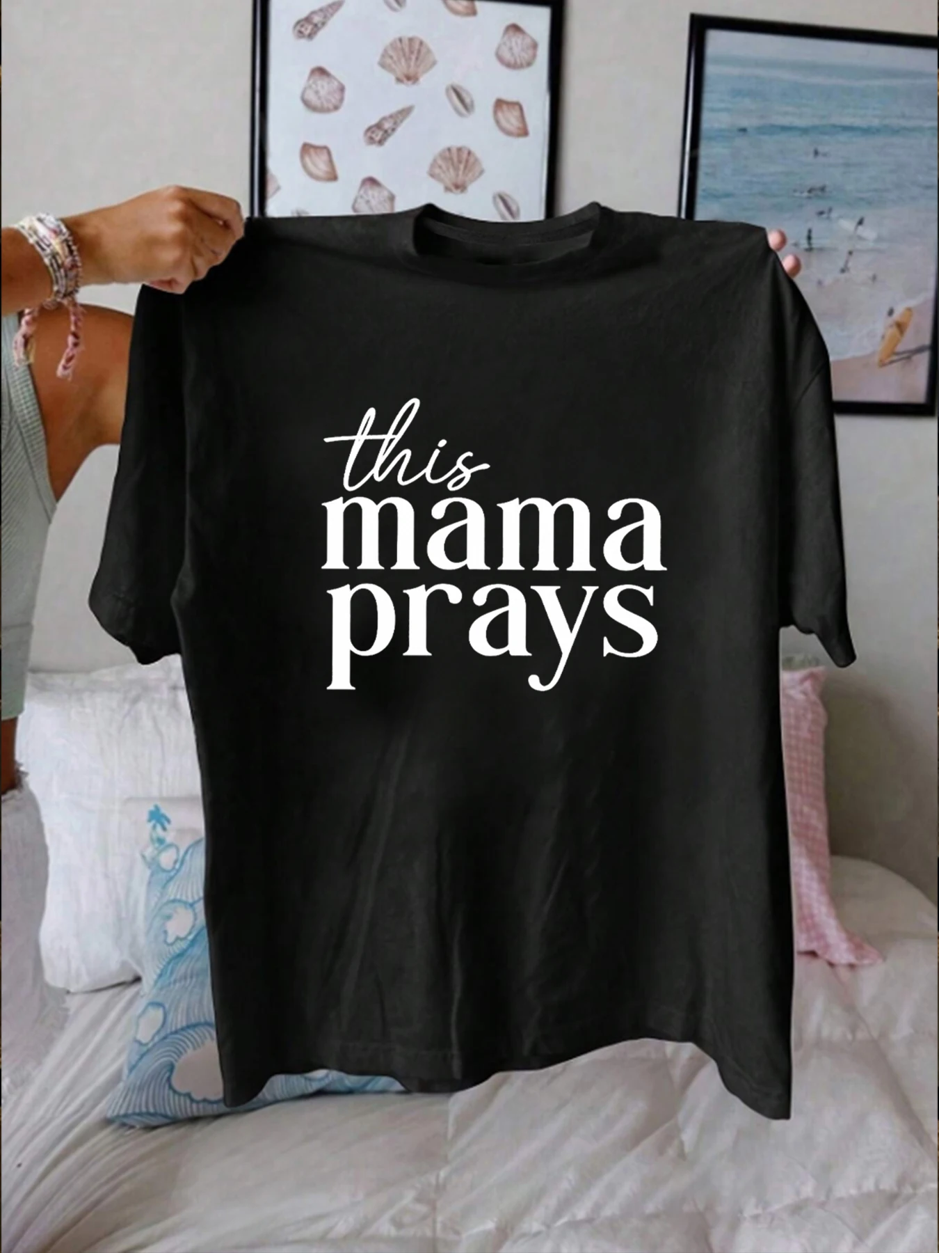 

【WZM1021225】Женская футболка больших размеров с буквенным принтом, летняя повседневная уличная модная женская футболка с коротким рукавом в стиле Джокер