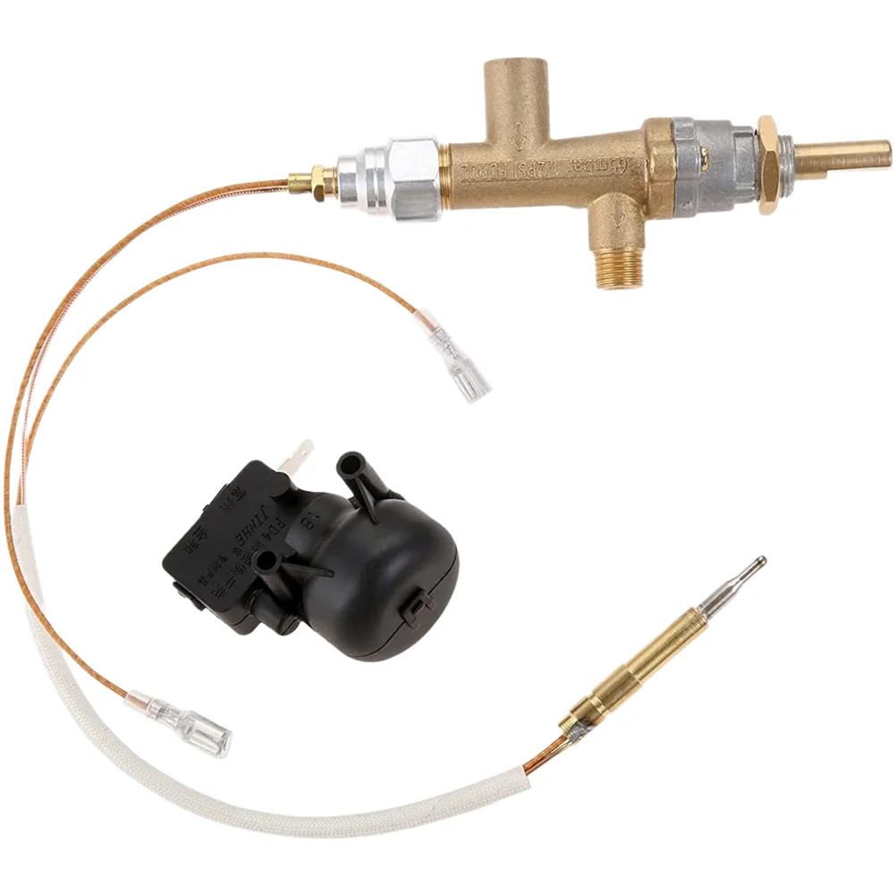for Flame Failure Device Gas Heater Valve For Enclosed Spaces Automatic Shut Off Solid Brass Construction Threaded Connection