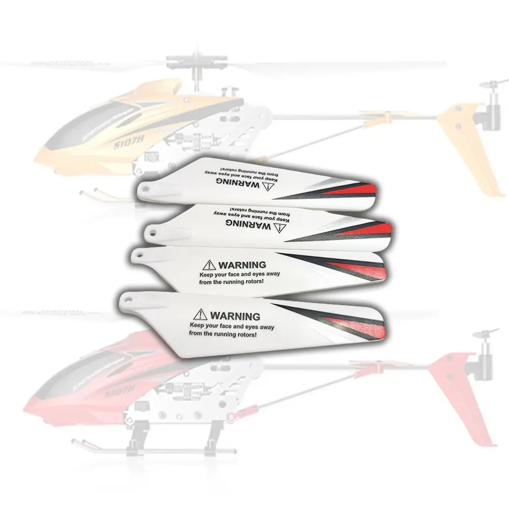 Original SYMA S107H RC Helicopter Spare Parts Main Blade 4PCS