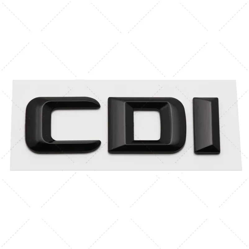 ثلاثية الأبعاد ABS CDI CGI شعار رسائل سيارة الخلفي الجذع ملصق لمرسيدس C200 C220 W204 W205 E220 E200 E250 W211 شعار شارة الملحقات #5