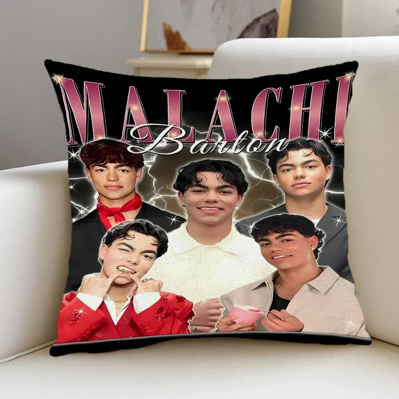 Custom Decorative Square Throw Pillow Covers Featuring A Malachi Barton Poster Print, Double-Sided Design, Measuring 18X18 Inche