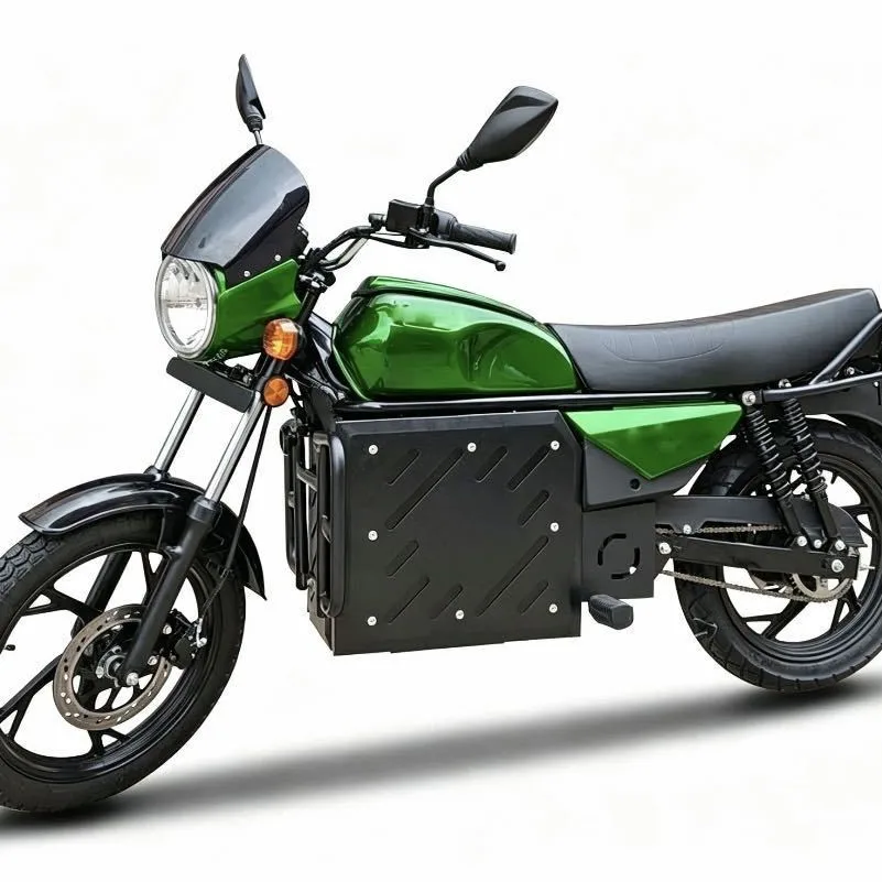 Adult two-wheeled electric motorcycle, retro commuter electric scooter, foreign trade cross-border electric motorcycle source fa