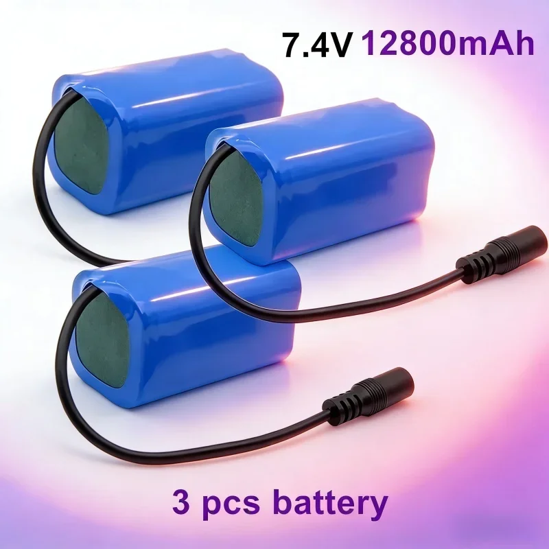 

Новая литий-ионная батарея 7.4V 12800mAh для радиоуправляемых рыболовных лодок V020 V900 2011-5 V007 C18 H18 V18 D18B FX88