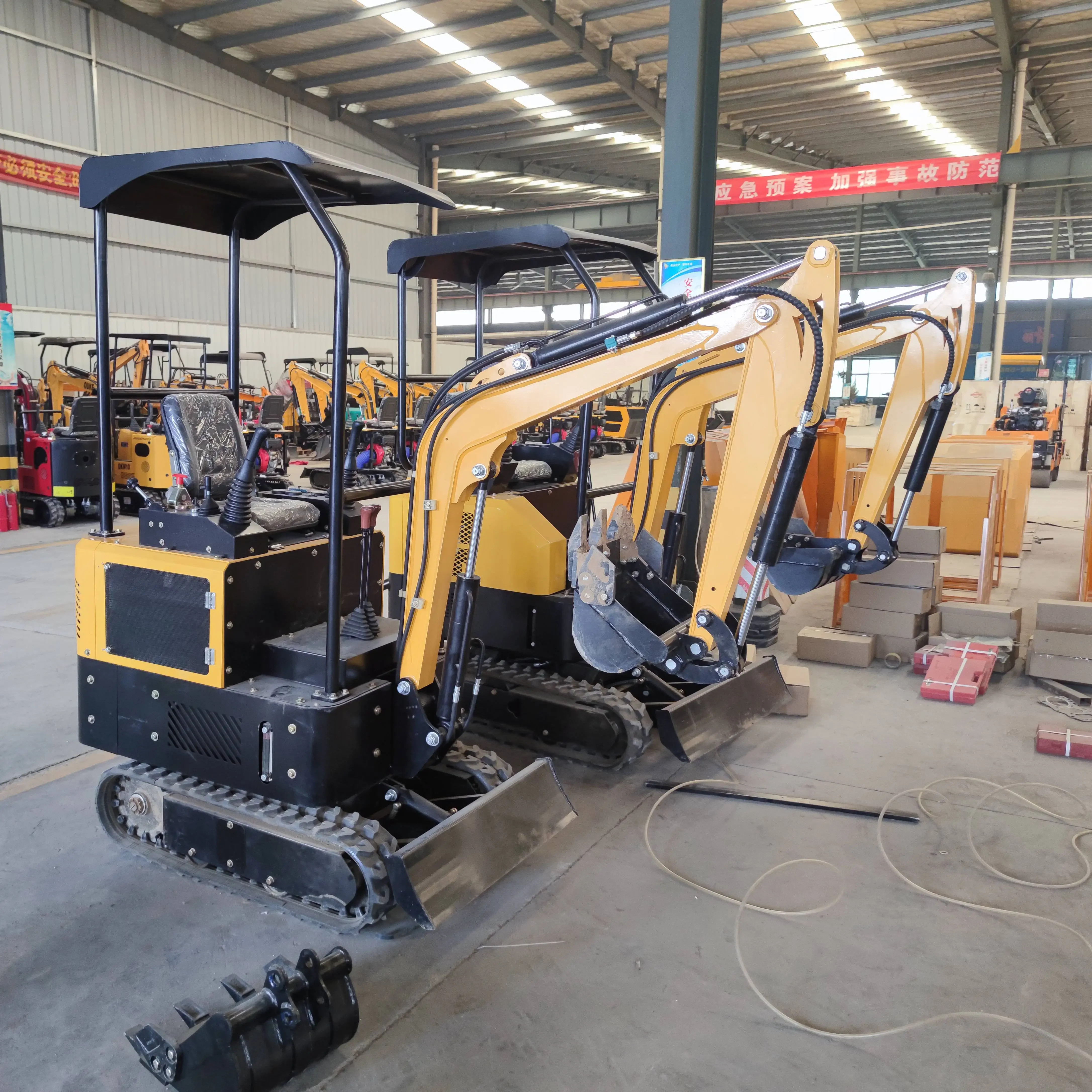 Professional manufacturer 1 ton micro excavator for sale with bager