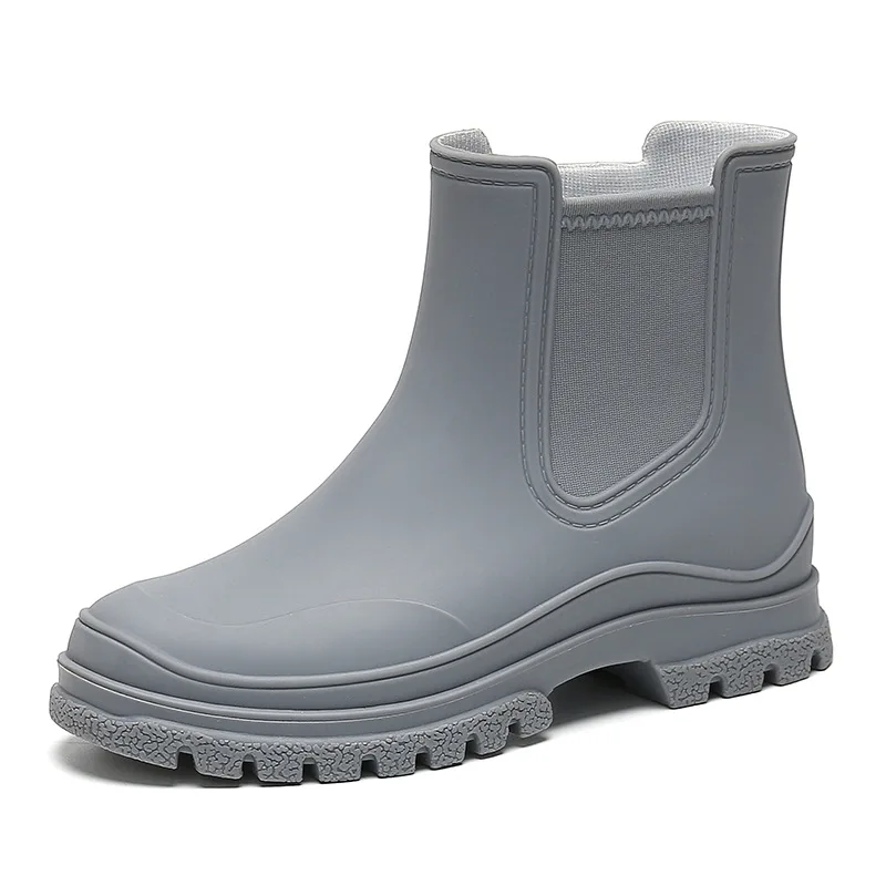 Regenlaarzen Vrouwen Tuin Overschoenen Waterdichte Rubber Chelsea Laars Vrouwelijke Antislip Regenschoenen Vissen Water Schoenen Botas Lluvia Mujer