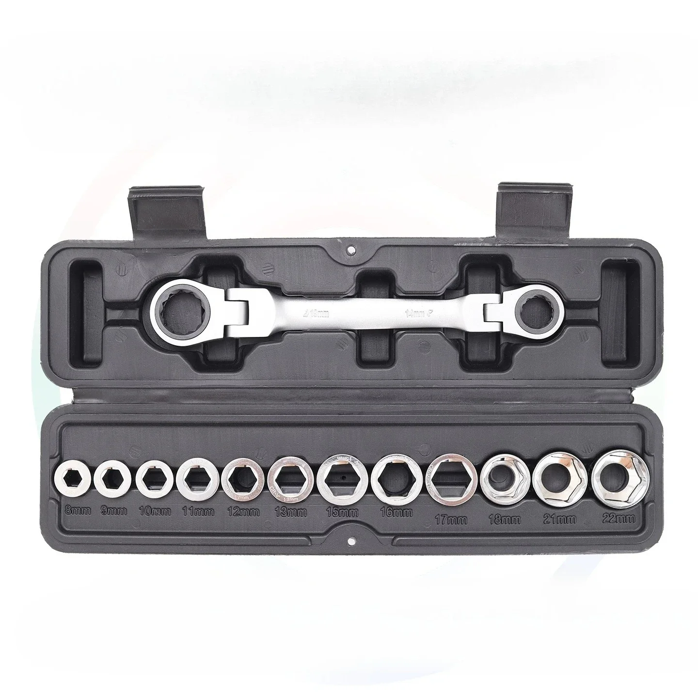 13pcs Double Head Ratchet Wrench Set 8-22mm Quick Release Wrench Tool Kit