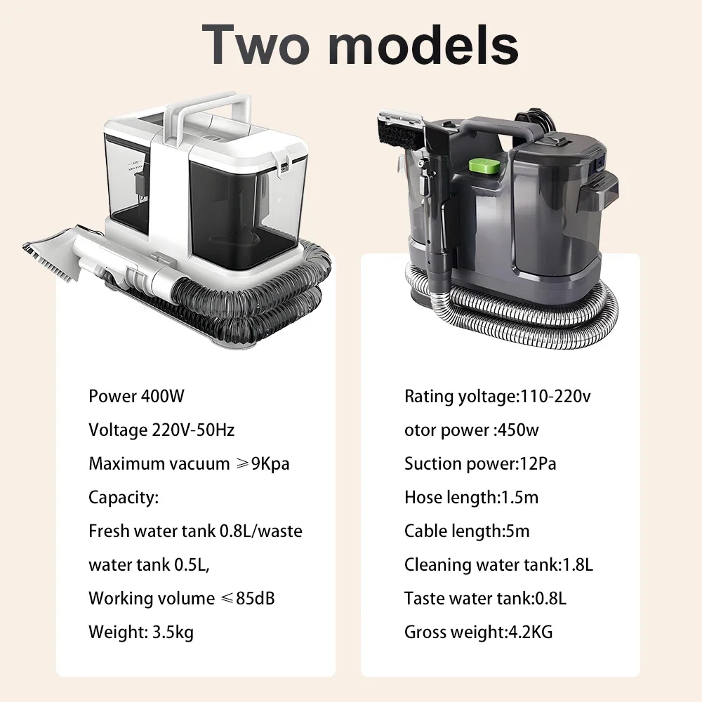 All-in-One Multifunctional Cleaner Small Fabric Sofa Carpet Window Cleaning Machine Household Vacuum Dust Cleaner