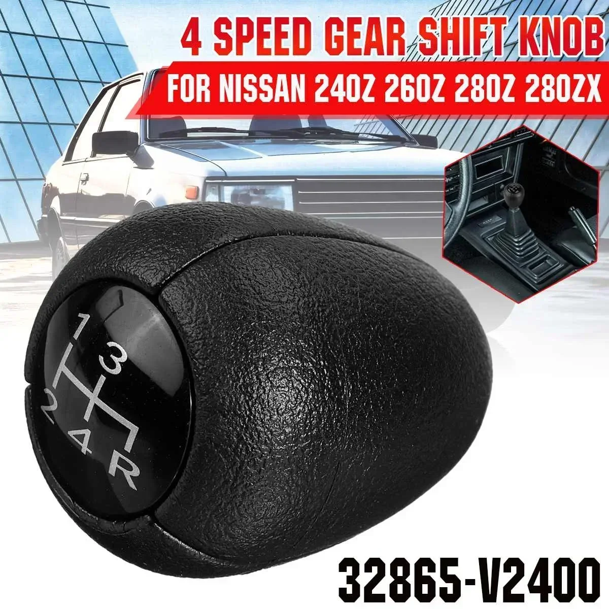 4 Speed For Nissan Sentra 240Z 260Z 280Z 280ZX Car Gear Shift Knob Gear Knob Head Shifter Lever Hand Ball