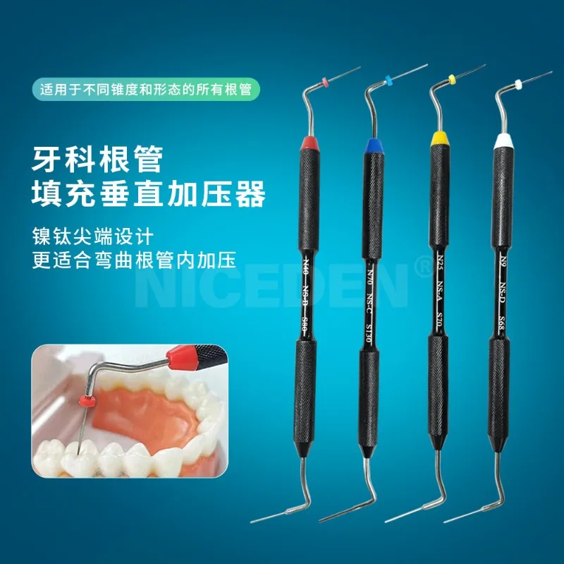 Dental Vertical Condenser & Lateral Spreader, Gutta Percha Root Canal Filling Instrument