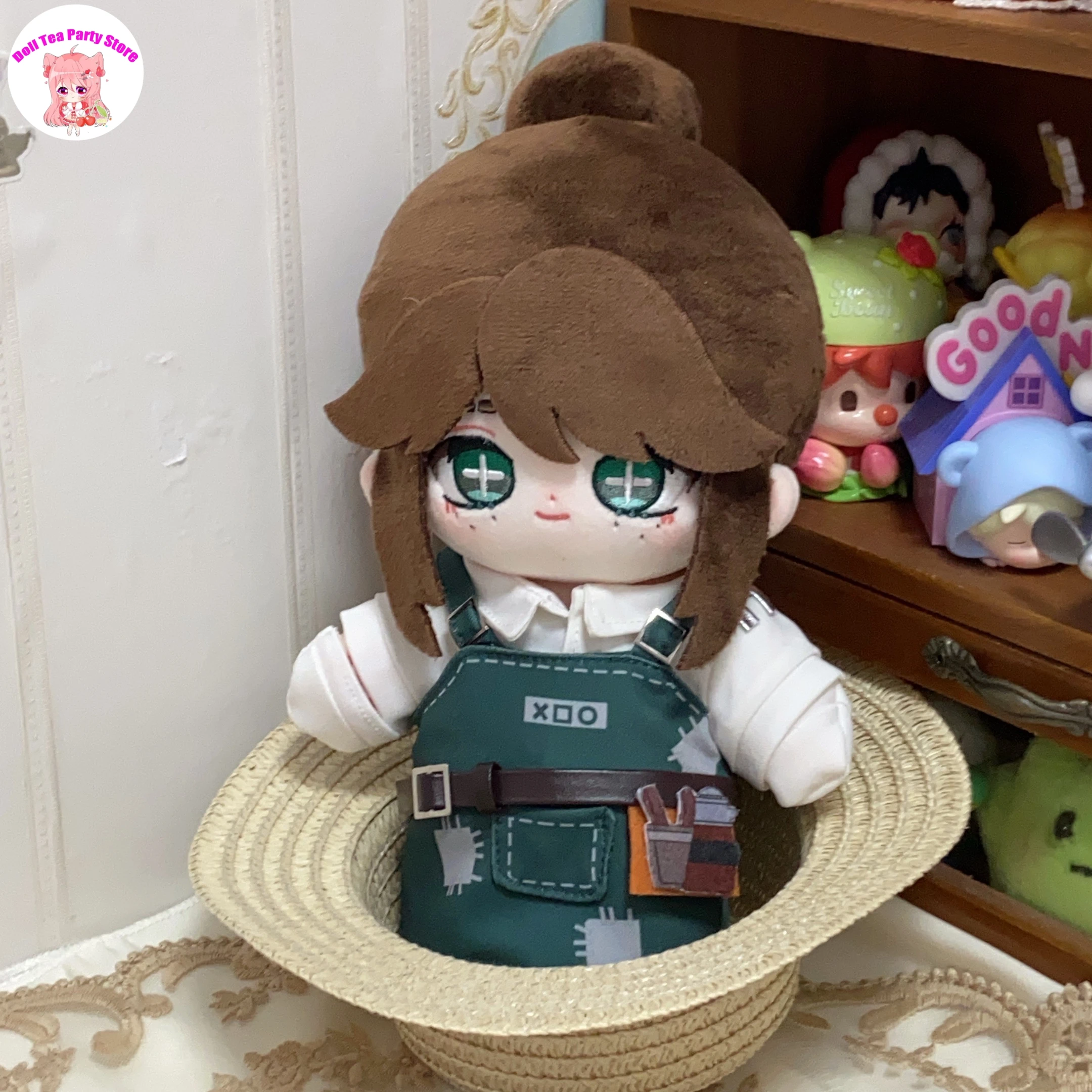 

Emma Woods Gardener Attribute 20CM Plush Doll Body Anime Identity Ⅴ Cartoon Dress Up Clothes Plushies Toys Birthday Gift