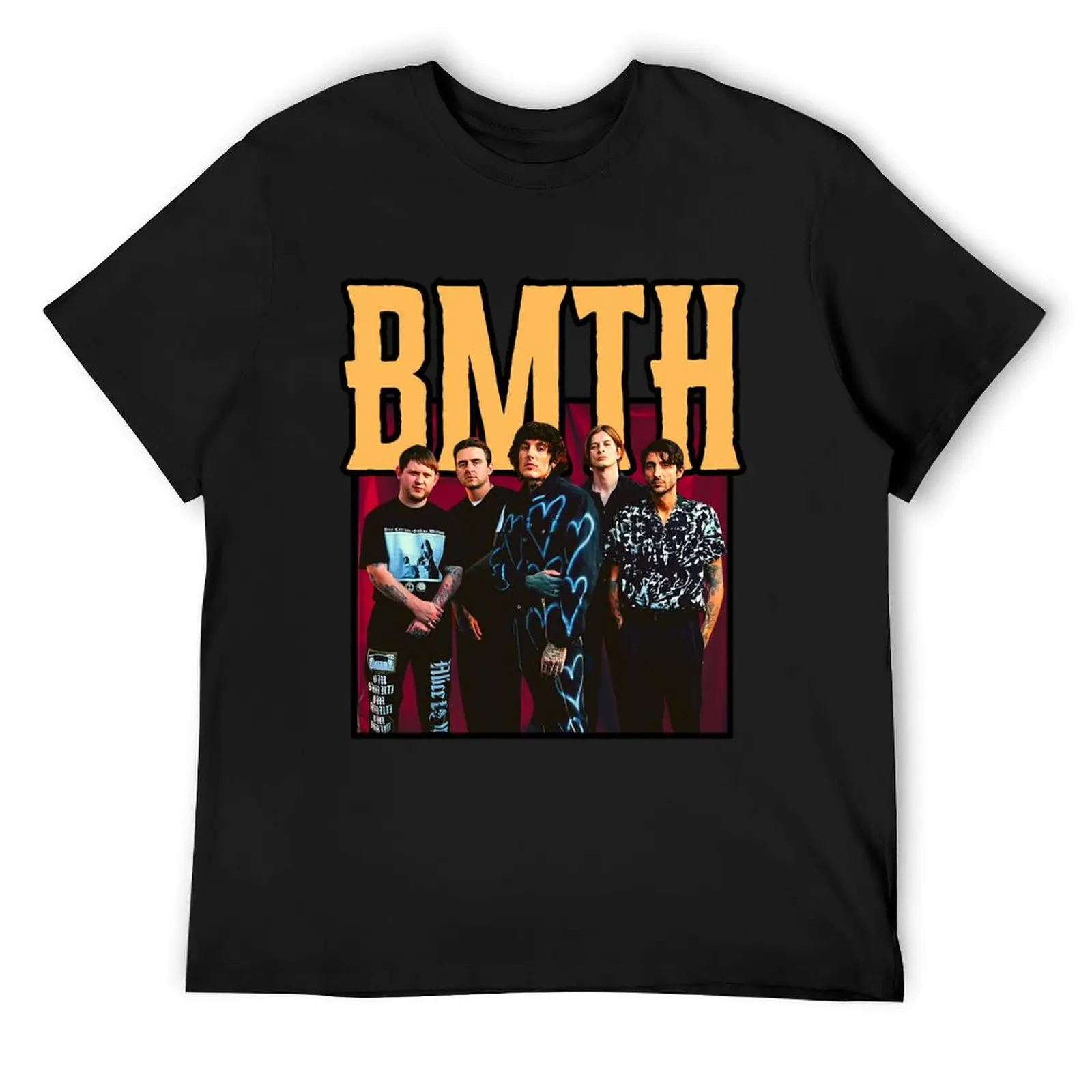 

BMTH British T-Shirt tees Luxury man plus size clothes shirts graphic mens tall t shirts
