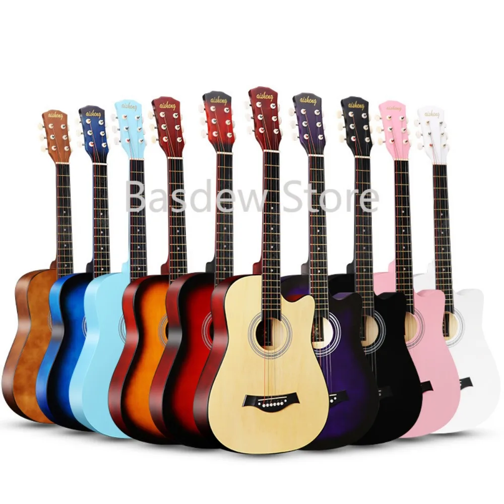 Folk Guitar 38-Inch 41-Inch Entry Universal Guitar Student Beginner Guitar Practice Piano