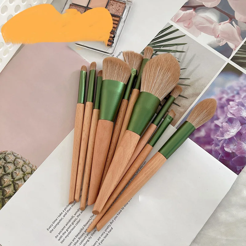 10Pcs Portable Soft Makeup Brushes Set Eye Shadow Foundation Powder Eyelash Lip Concealer Blush Make Up Brush Set