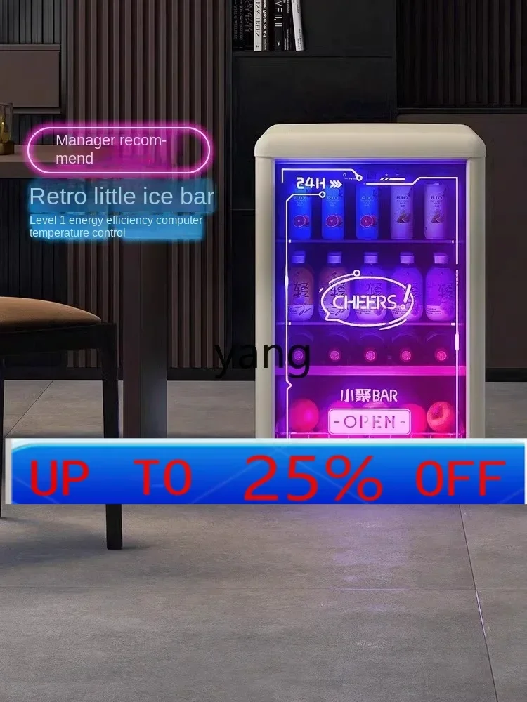 

CX Household Small Living Room Bar Bedroom Good-looking Office Refrigerated Cabinet Drinks Mini Refrigerator