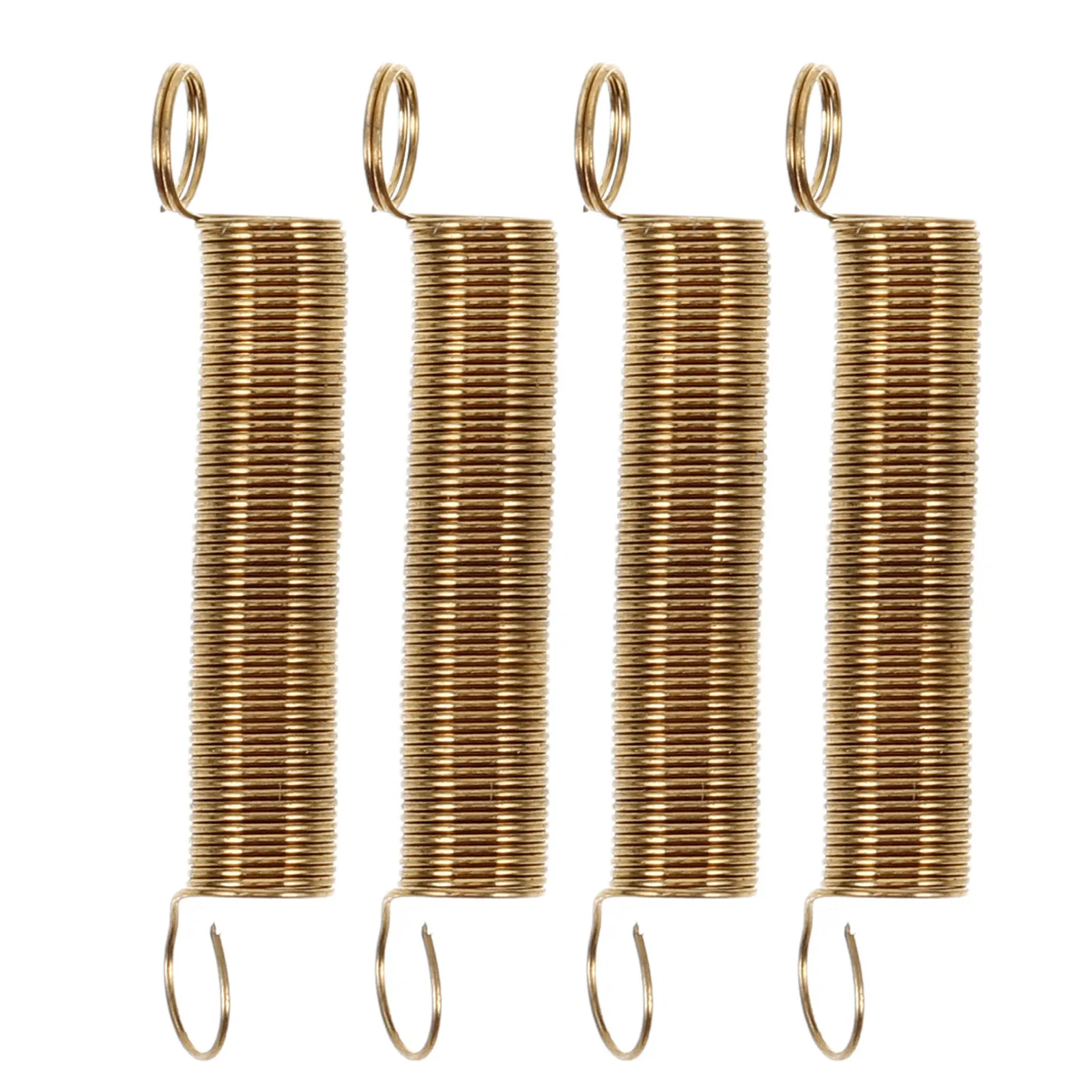4pcs Mechanical Clock Tension Springs With Hooks Alarm Clock Replacement Springs For Antique Mantel Alarm And Wall Clocks Repair