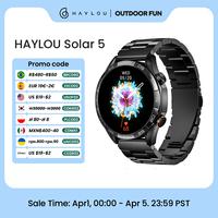 HAYLOU Solar 5 Voice Calling Smartwatch 1.58'' AMOLED Display 60Hz Smart Watch 24H Health Monitoring Sports Smartwatch for Men