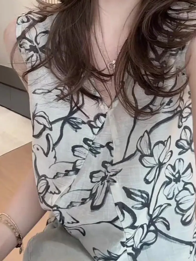 

Лето 202, женский модный универсальный круглый жилет Ne Svel, высококачественный базовый топ, удобный крой, длинная рубашка...