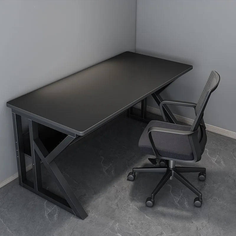 A set of desktop home e-sports tables and chairs, simple office workbench student desk