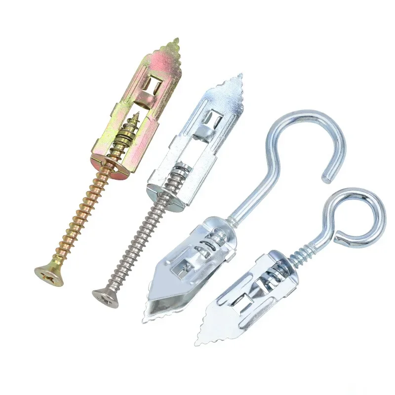 ชุดสกรูยึดผนังยิปซัมแบบเจาะเอง พร้อมสกรูยึดผนังยิปซัมแบบขยายตัว คุณภาพสูง ความยาว 30 มม. 40 มม.