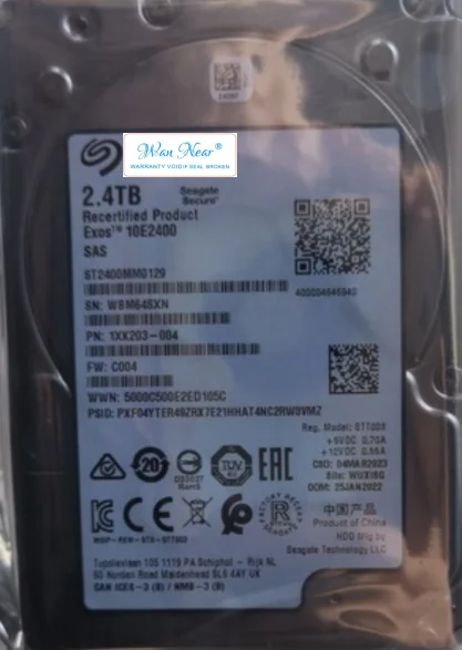 

Для 2,4 T SAS 12G 2,5 ST2400MM0129